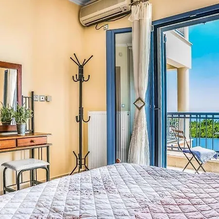 Sleeps 6 Pool Air Con Wifi فيلة Karavádhos